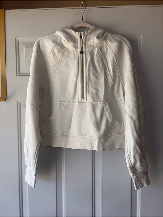 lululemon athletica Tops - Lululemon half-zip crop hoodie size S/M